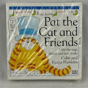 NEW Pat the Cat & Friends: 5 Flip-the-Page Book Set by Colin & Jacqui Hawkins